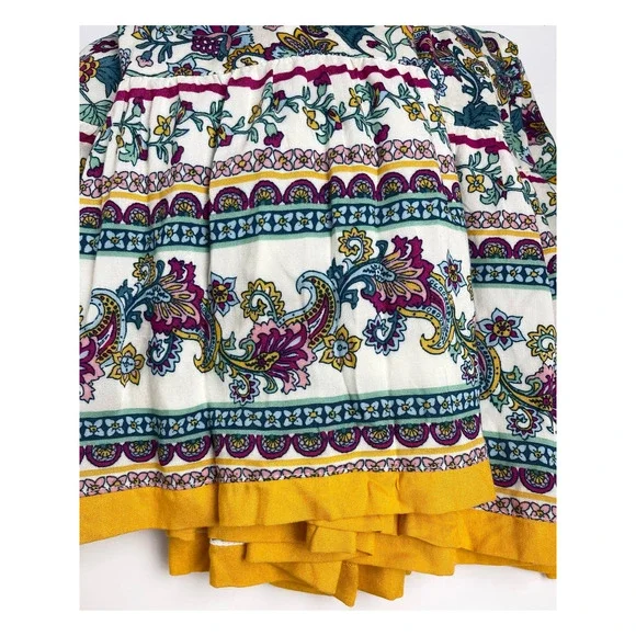 Soft Surroundings Maxi Dress Kara Floral Print Tiered Sundress Boho Chic Size XL - Picture 8 of 9